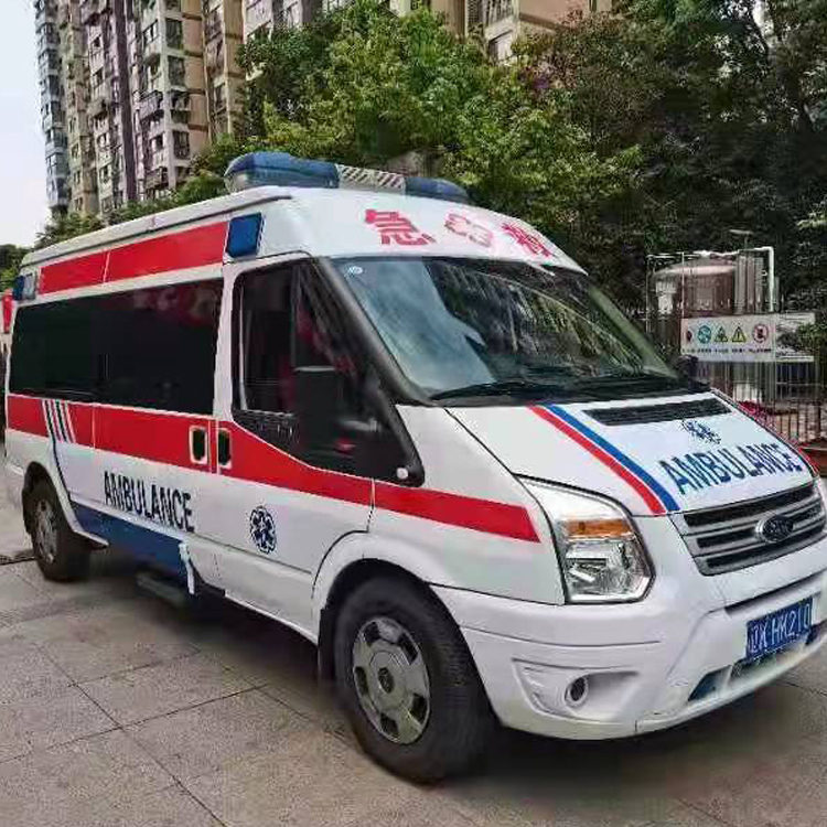 霍城长途救护车护送病人返乡